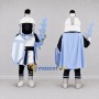 Custom Silver and Light Blue Fantasy Knight Mascot Costume Adult Full Body Suit for Fantasy Events