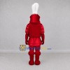Custom Red Armored Knight Mascot Costume Adult Full Body Suit for Medieval Events Custom Red Armored Knight Mascot Costume Adult Full Body Suit for Medieval Events