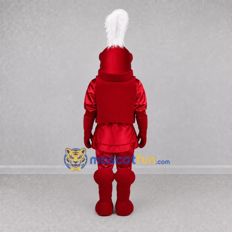 Custom Red Armored Knight Mascot Costume Adult Full Body Suit for Medieval Events Custom Red Armored Knight Mascot Costume Adult Full Body Suit for Medieval Events