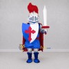 Custom Blue and Silver Knight Mascot Costume Adult Full Body Suit for Medieval Events Custom Blue and Silver Knight Mascot Costume Adult Full Body Suit for Medieval Events