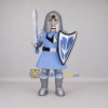 Custom Light Blue and Silver Knight Mascot Costume Adult Full Body Suit for Medieval Events Custom Light Blue and Silver Knight Mascot Costume Adult Full Body Suit for Medieval Events