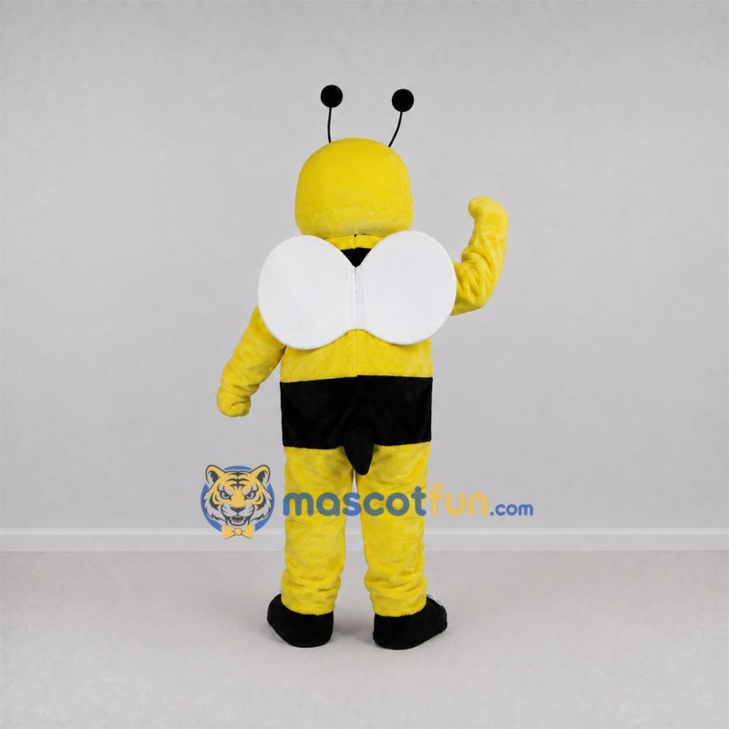 Custom Yellow and Black Bee Mascot Costume Adult Full Body Suit for Garden Events Custom Yellow and Black Bee Mascot Costume Adult Full Body Suit for Garden Events