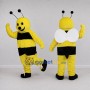 Custom Yellow and Black Bee Mascot Costume Adult Full Body Suit for Garden Events