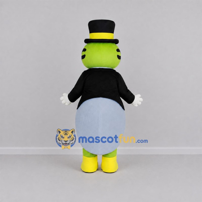 Custom Green Tuxedo Frog Mascot Costume Adult Full Body Suit for Stage Shows Custom Green Tuxedo Frog Mascot Costume Adult Full Body Suit for Stage Shows