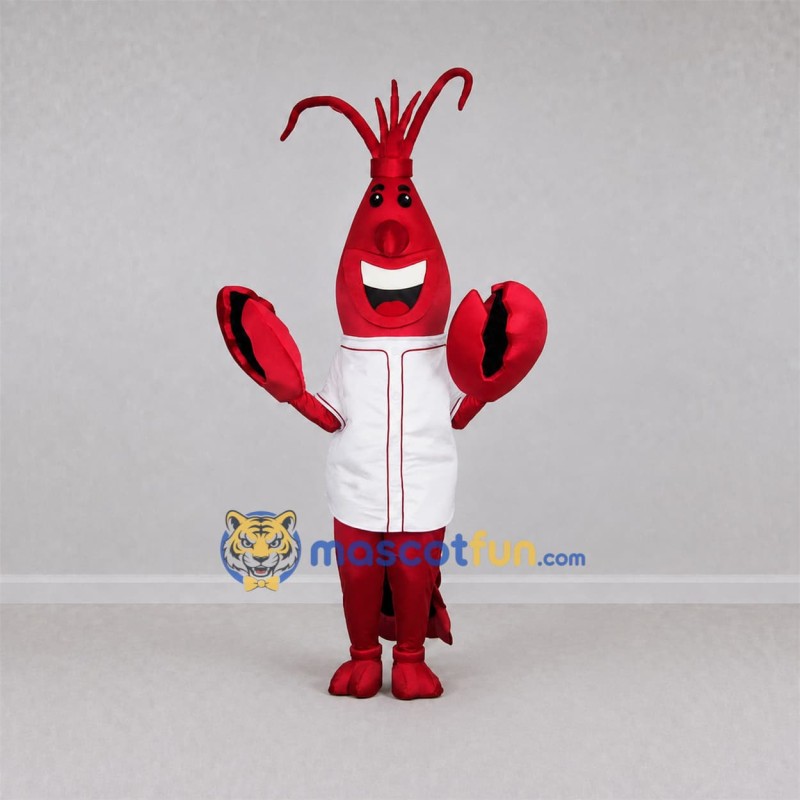 Custom Red Lobster Mascot Costume Adult Full Body Suit for Seafood Festivals Custom Red Lobster Mascot Costume Adult Full Body Suit for Seafood Festivals