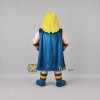 Custom Blue and Red Fantasy Warrior Mascot Costume Adult Full Body Suit for Fantasy Events Custom Blue and Red Fantasy Warrior Mascot Costume Adult Full Body Suit for Fantasy Events