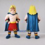 Custom Blue and Red Fantasy Warrior Mascot Costume Adult Full Body Suit for Fantasy Events