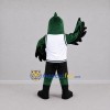 Custom Green and Black Bird Mascot Costume Adult Full Body Suit for Basketball Games Custom Green and Black Bird Mascot Costume Adult Full Body Suit for Basketball Games