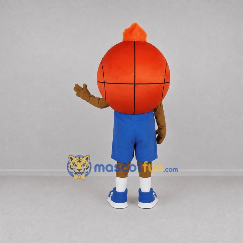 Custom Orange Basketball Mascot Costume Adult Full Body Suit for Basketball Games Custom Orange Basketball Mascot Costume Adult Full Body Suit for Basketball Games