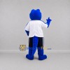 Custom Blue Crocodile Mascot Costume Adult Full Body Suit for Sports Events