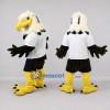 Custom Brown and White Bald Eagle Mascot Costume Adult Full Body Suit for Sports Events Custom Brown and White Bald Eagle Mascot Costume Adult Full Body Suit for Sports Events