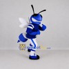 Custom Blue and White Hornet Mascot Costume Adult Full Body Suit for Sports Events Custom Blue and White Hornet Mascot Costume Adult Full Body Suit for Sports Events