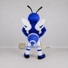 Custom Blue and White Hornet Mascot Costume Adult Full Body Suit for Sports Events Custom Blue and White Hornet Mascot Costume Adult Full Body Suit for Sports Events