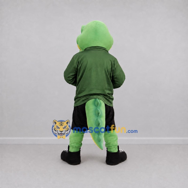 Custom Green Crocodile Mascot Costume Adult Full Body Suit for Sports Events Custom Green Crocodile Mascot Costume Adult Full Body Suit for Sports Events