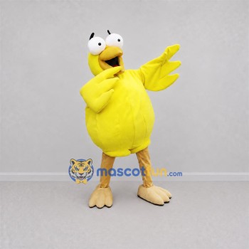 Custom Yellow Bird Mascot Costume Adult Full Body Suit for School Events Custom Yellow Bird Mascot Costume Adult Full Body Suit for School Events