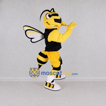 Custom Yellow and Black Hornet Mascot Costume Adult Full Body Suit for Sports Events Custom Yellow and Black Hornet Mascot Costume Adult Full Body Suit for Sports Events