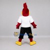 Custom Red Rooster Mascot Costume Adult Full Body Suit for Sports Events
