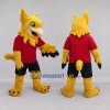 Custom Golden Yellow Griffin Mascot Costume Adult Full Body Suit for Fantasy Events Custom Golden Yellow Griffin Mascot Costume Adult Full Body Suit for Fantasy Events