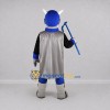 Custom Blue and Silver Devil Mascot Costume Adult Full Body Suit for Halloween Events Custom Blue and Silver Devil Mascot Costume Adult Full Body Suit for Halloween Events