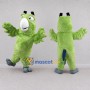 Custom Green Bird Mascot Costume Adult Full Body Suit for School Events