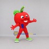 Custom Red Apple Mascot Costume Adult Full Body Suit for Healthy Eating Events Custom Red Apple Mascot Costume Adult Full Body Suit for Healthy Eating Events