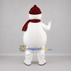 Custom White Snowman Mascot Costume Adult Full Body Suit for Christmas Events Custom White Snowman Mascot Costume Adult Full Body Suit for Christmas Events