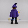 Custom Purple and Yellow Musketeer Mascot Costume Adult Full Body Suit for Themed Events
