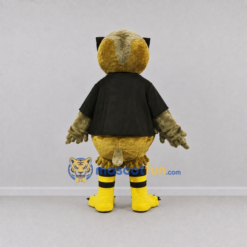 Custom Brown Owl Mascot Costume Adult Full Body Suit for School Events Custom Brown Owl Mascot Costume Adult Full Body Suit for School Events