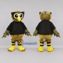 Custom Brown Owl Mascot Costume Adult Full Body Suit for School Events