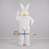 Custom White and Yellow Easter Bunny Mascot Costume Adult Full Body Suit for Easter Events Custom White and Yellow Easter Bunny Mascot Costume Adult Full Body Suit for Easter Events