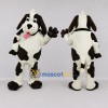 Custom White and Brown Dog Mascot Costume Adult Full Body Suit for Pet Events Custom White and Brown Dog Mascot Costume Adult Full Body Suit for Pet Events