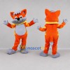 Custom Orange and Gray Cat Mascot Costume Adult Full Body Suit for School Events Custom Orange and Gray Cat Mascot Costume Adult Full Body Suit for School Events