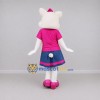 Custom White and Pink Pig Mascot Costume Adult Full Body Suit for Farm Events Custom White and Pink Pig Mascot Costume Adult Full Body Suit for Farm Events