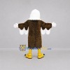Custom Brown and White Bald Eagle Mascot Costume Adult Full Body Suit for Sports Events Custom Brown and White Bald Eagle Mascot Costume Adult Full Body Suit for Sports Events