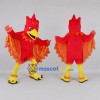 Custom Red and Orange Phoenix Mascot Costume Adult Full Body Suit for Fantasy Events Custom Red and Orange Phoenix Mascot Costume Adult Full Body Suit for Fantasy Events
