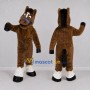 Custom Brown and White Horse Mascot Costume Adult Full Body Suit for Equestrian Events