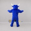 Custom Blue and White Bull Mascot Costume Adult Full Body Suit for Sports Events Custom Blue and White Bull Mascot Costume Adult Full Body Suit for Sports Events