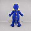 Custom Blue and Yellow Dragon Mascot Costume Adult Full Body Suit for Fantasy Events Custom Blue and Yellow Dragon Mascot Costume Adult Full Body Suit for Fantasy Events