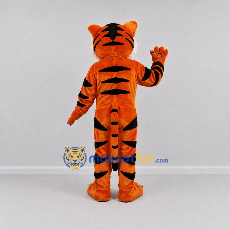 Custom Orange and Black Tiger Mascot Costume Adult Full Body Suit for Jungle Events Custom Orange and Black Tiger Mascot Costume Adult Full Body Suit for Jungle Events
