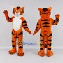 Custom Orange and Black Tiger Mascot Costume Adult Full Body Suit for Jungle Events
