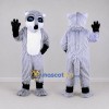 Custom Gray and White Lemur Mascot Costume Adult Full Body Suit for Wildlife Events Custom Gray and White Lemur Mascot Costume Adult Full Body Suit for Wildlife Events