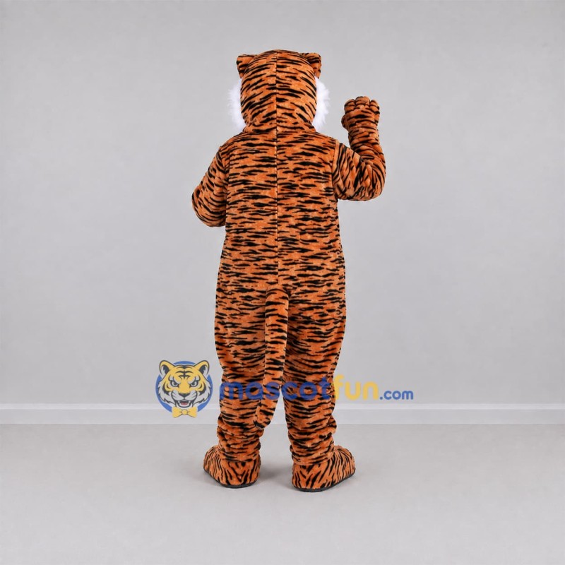 Custom Orange and Black Tiger Mascot Costume Adult Full Body Suit for Jungle Events Custom Orange and Black Tiger Mascot Costume Adult Full Body Suit for Jungle Events