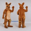 Custom Brown and Tan Kangaroo Mascot Costume Adult Full Body Suit for Wildlife Events Custom Brown and Tan Kangaroo Mascot Costume Adult Full Body Suit for Wildlife Events