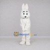 Custom White Rabbit Mascot Costume Adult Full Body Suit for Easter Events Custom White Rabbit Mascot Costume Adult Full Body Suit for Easter Events