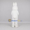 Custom White Rabbit Mascot Costume Adult Full Body Suit for Easter Events Custom White Rabbit Mascot Costume Adult Full Body Suit for Easter Events