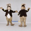 Custom Tan and Brown Rabbit Mascot Costume Adult Full Body Suit for Easter Events Custom Tan and Brown Rabbit Mascot Costume Adult Full Body Suit for Easter Events