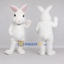 Custom White Rabbit Mascot Costume Adult Full Body Suit for Easter Events