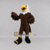 Custom Brown and White Bald Eagle Mascot Costume Adult Full Body Suit for Sports Events Custom Brown and White Bald Eagle Mascot Costume Adult Full Body Suit for Sports Events