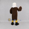 Custom Brown and White Bald Eagle Mascot Costume Adult Full Body Suit for Sports Events Custom Brown and White Bald Eagle Mascot Costume Adult Full Body Suit for Sports Events