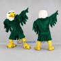Custom Green and White Eagle Mascot Costume Adult Full Body Suit for Sports Events